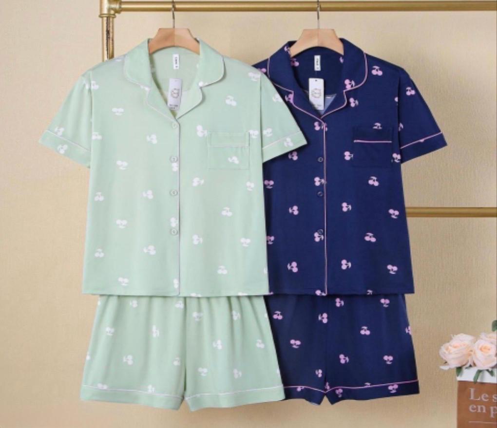 Pijama Americano Feminino Verão Cereja