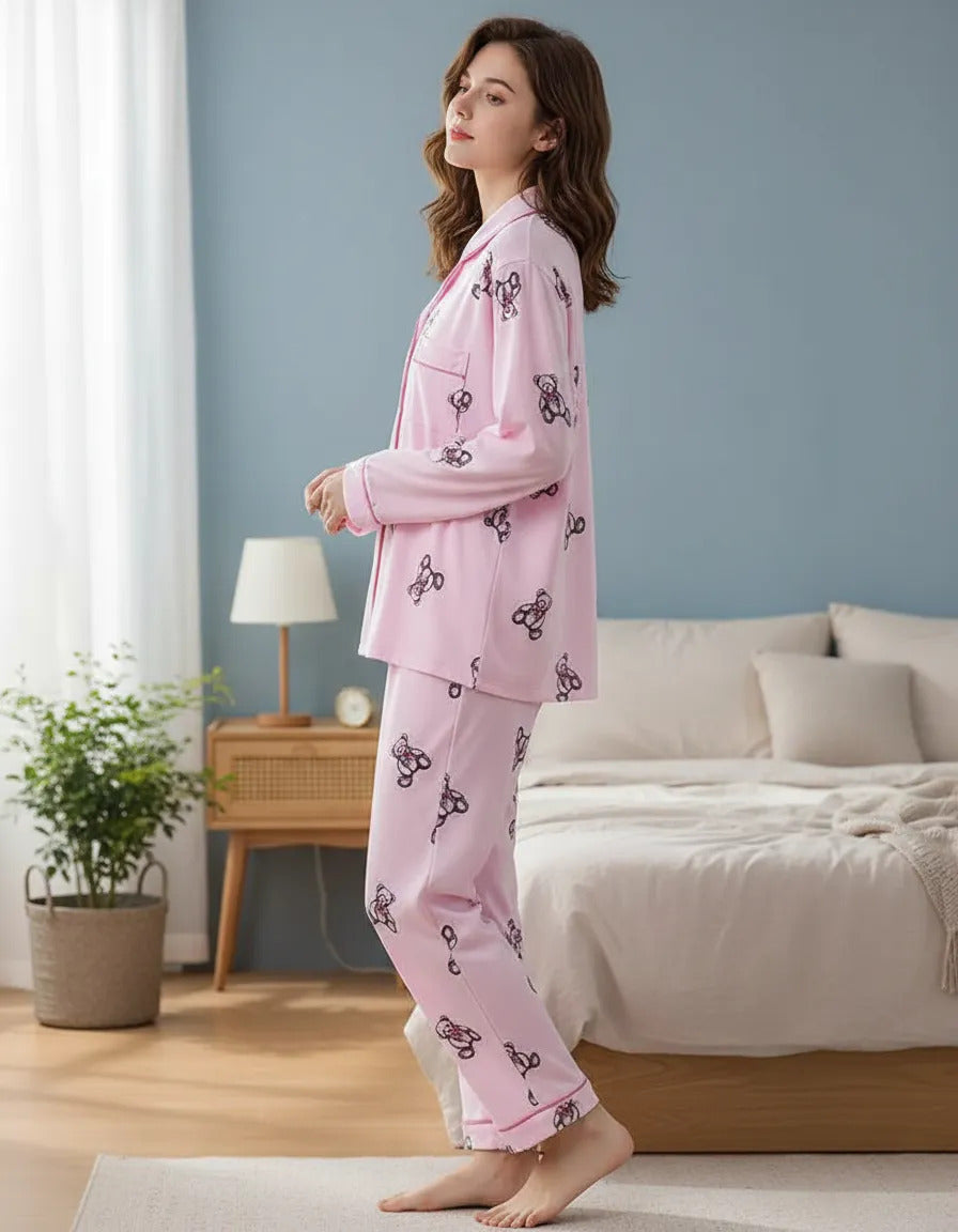 PIJAMA AMERICANO FEMININO LONGO