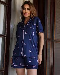 Pijama Americano Feminino Verão Cereja